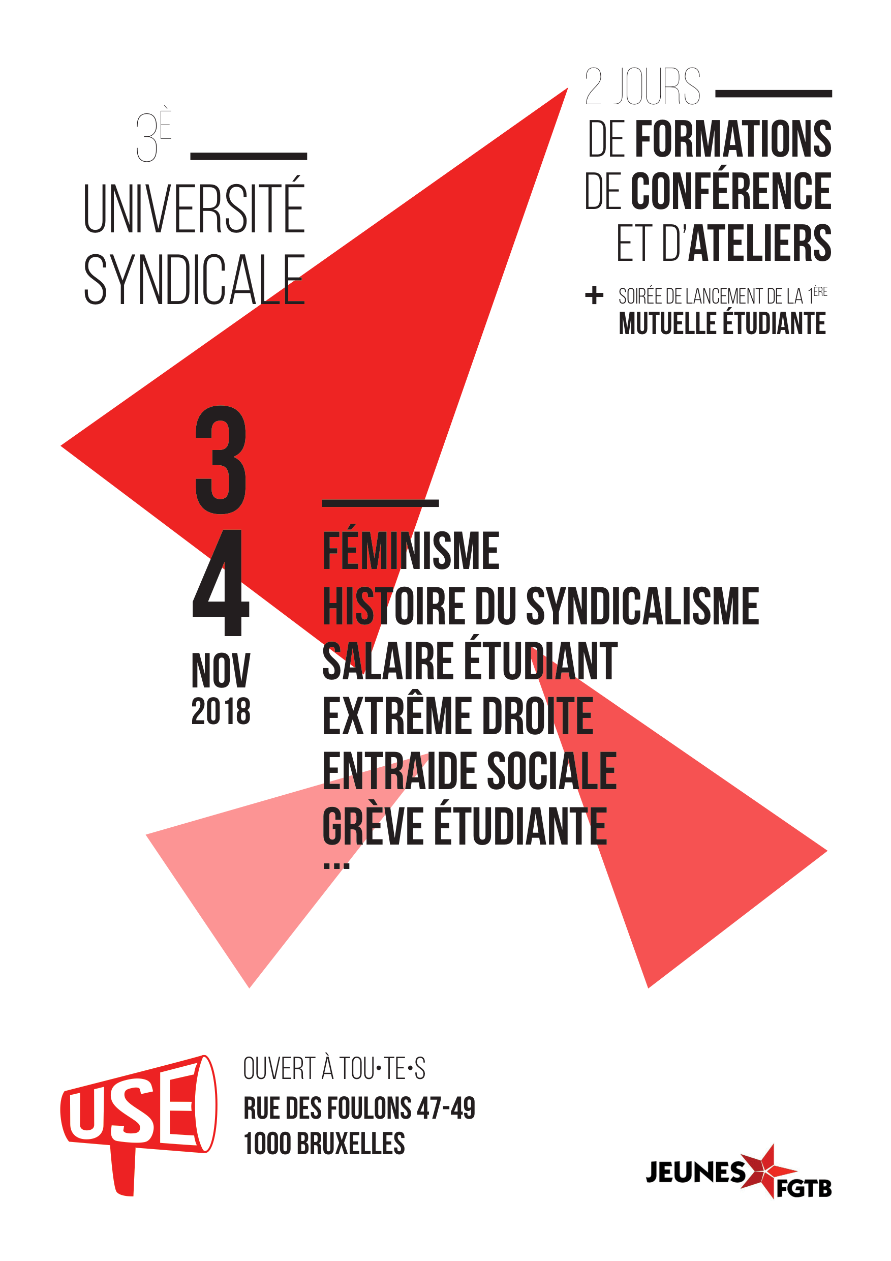 Université syndicale 2018